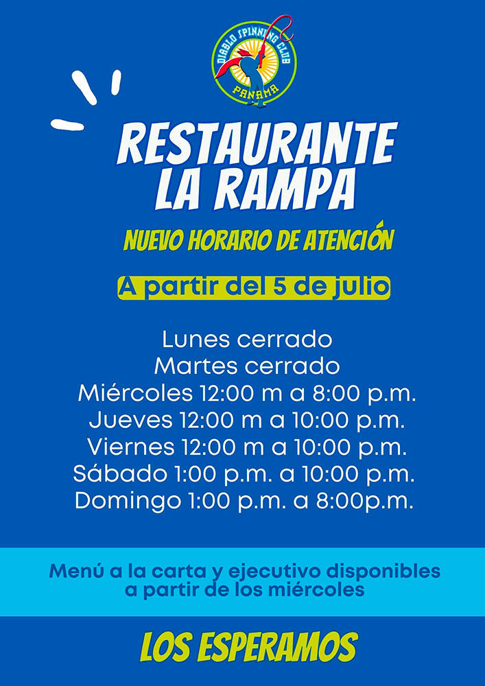 Restaurante La Rampa dcs_ horario de atención